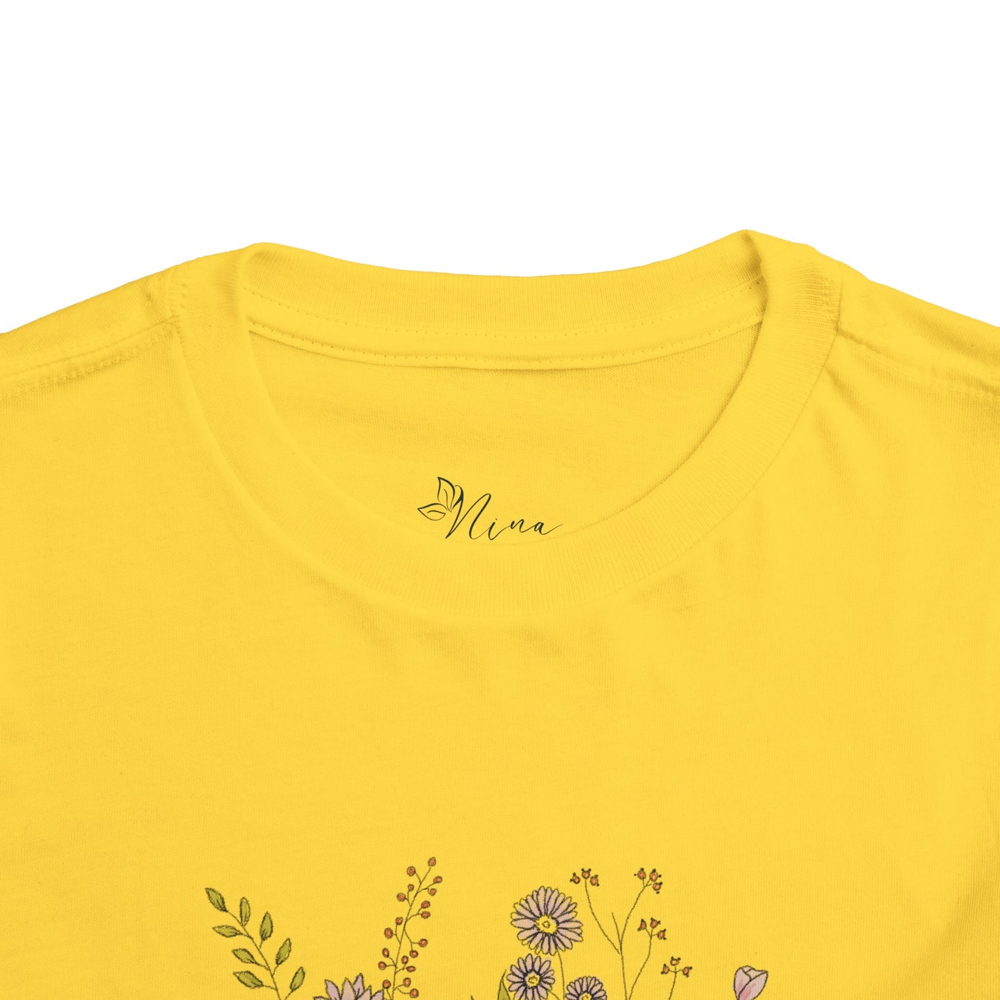 Spreading Love Like Wildflowers Toddler Tee, Cute Kids Shirt, Floral Tee for Toddlers, Gift for Little Ones, Summer Tee