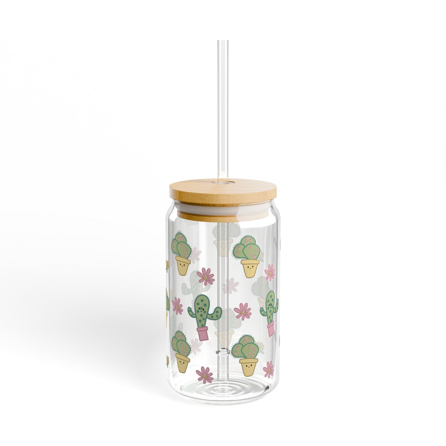 Cactus Sipper Glass, 16oz