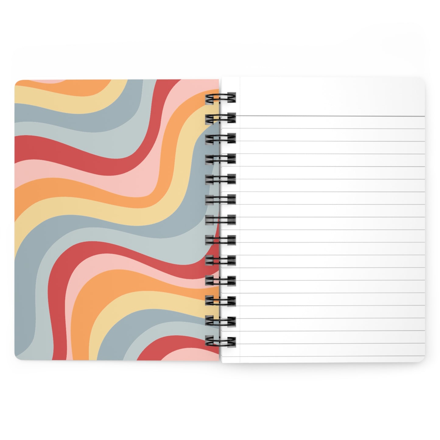 Colorful Spiral Bound Journal - Mini Notebook for Creative Minds, Gift for Students, Writers - Plant Lover Note Pad, Stationery Set