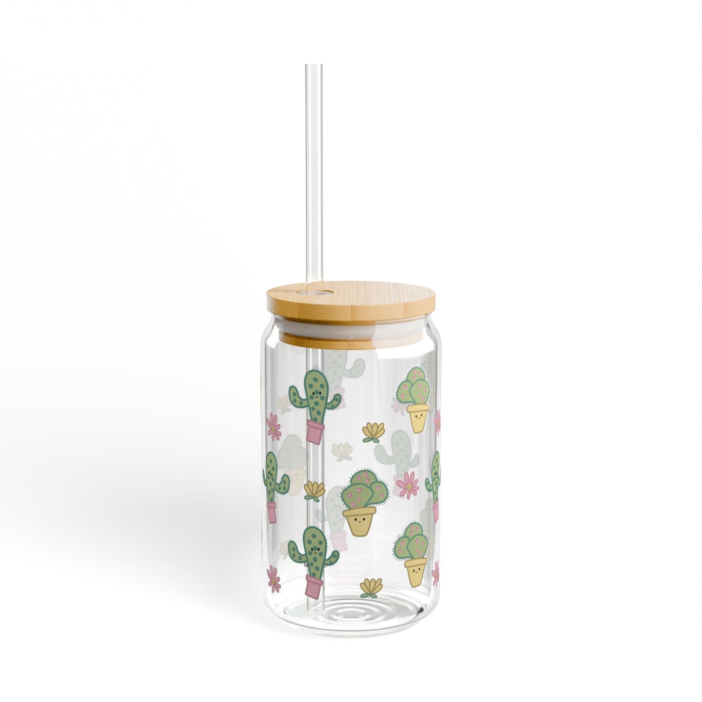 Cactus Sipper Glass, 16oz