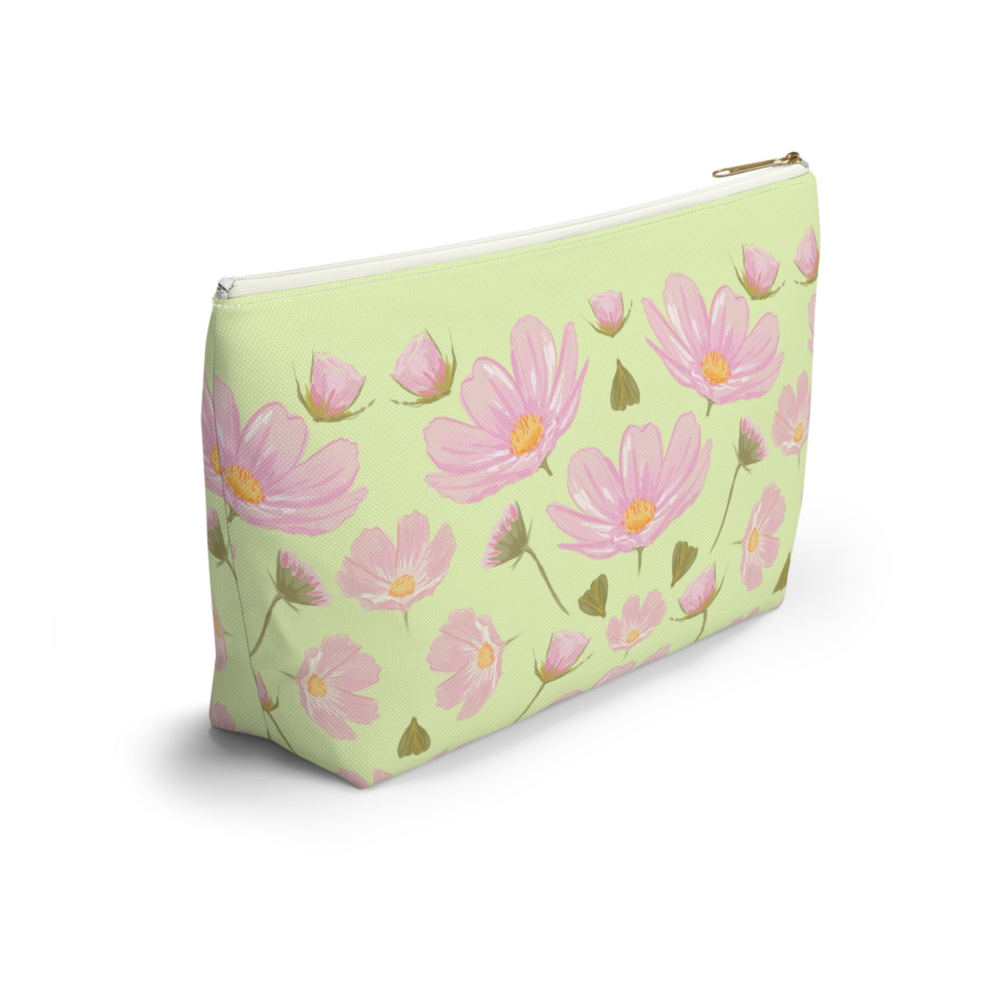 Floral Accessory Pouch, Cute Makeup Bag, Stylish Storage, Gift for Her, Travel Essentials, Summer Vibes, Pink Flower Design