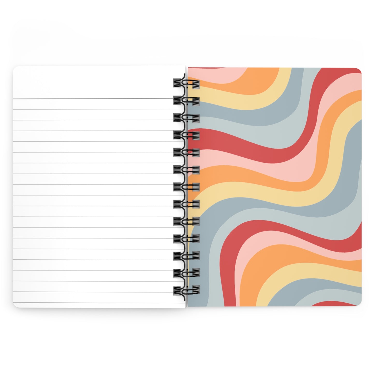 Colorful Spiral Bound Journal - Mini Notebook for Creative Minds, Gift for Students, Writers - Plant Lover Note Pad, Stationery Set