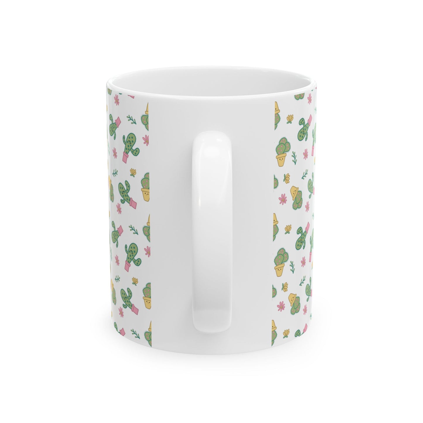 Cactus Mug, Cute Succulent Coffee Cup, Desert Plant Tea Mug, Botanical Drinkware Gift, Plant Lover Mug
