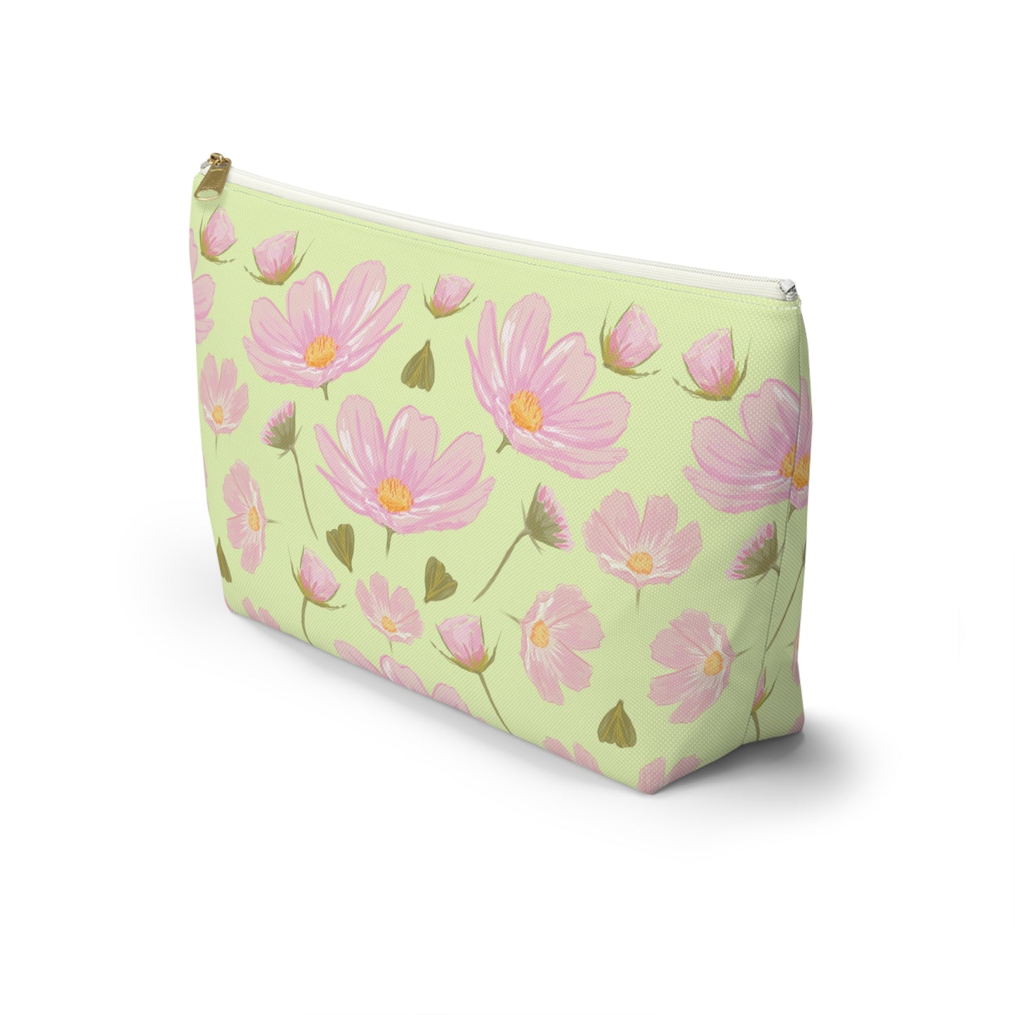 Floral Accessory Pouch, Cute Makeup Bag, Stylish Storage, Gift for Her, Travel Essentials, Summer Vibes, Pink Flower Design