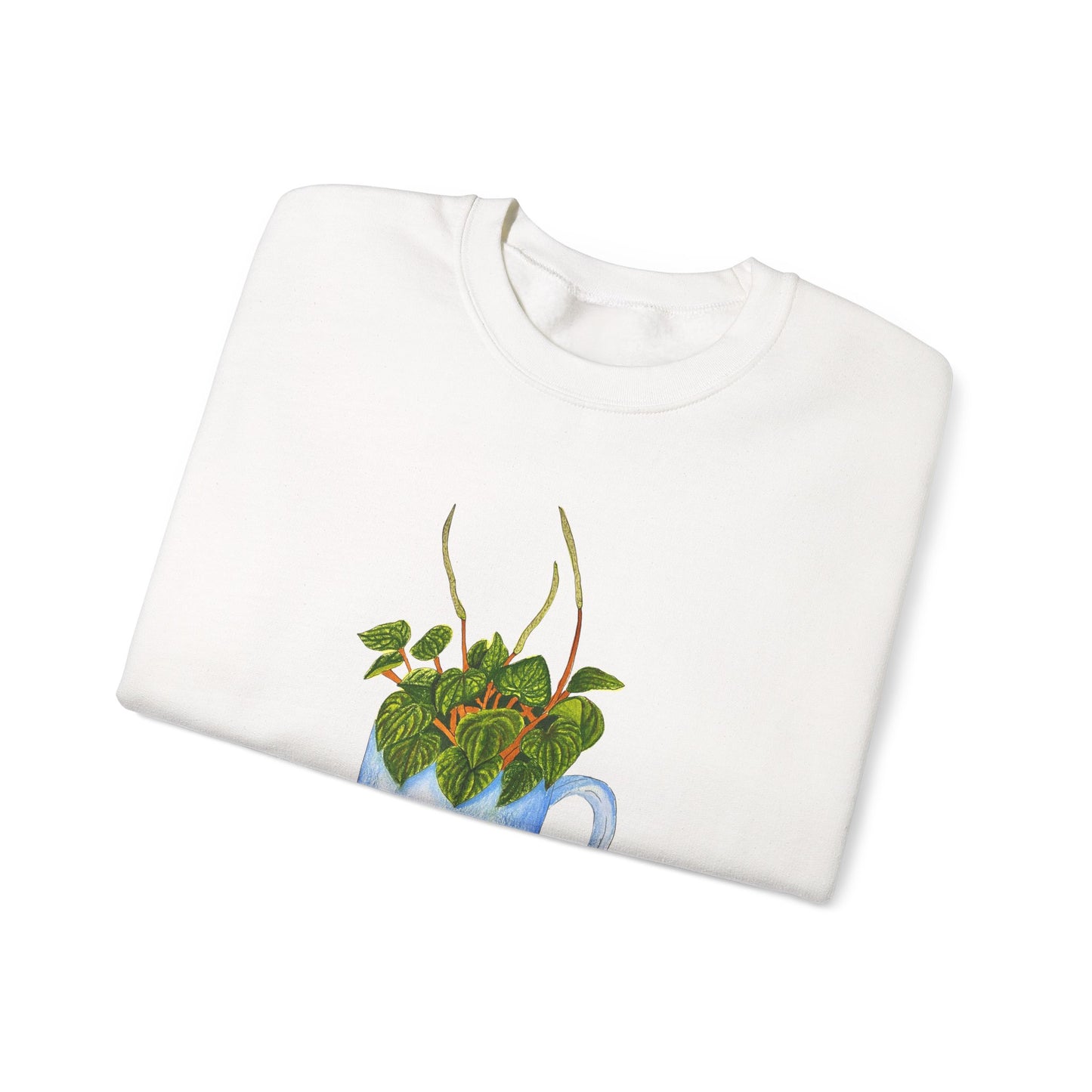 Plant Lover Sweatshirt, Coffee and Plants Jumper, Botanical Crewneck, Floral Pullover, Nature Inspired Sweater, Gardening Top