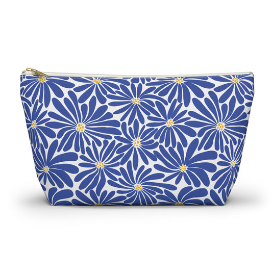 Floral Accessory Pouch, Cute Cosmetic Bag, Stylish Makeup Clutch, Travel Organizer, Gift for Her