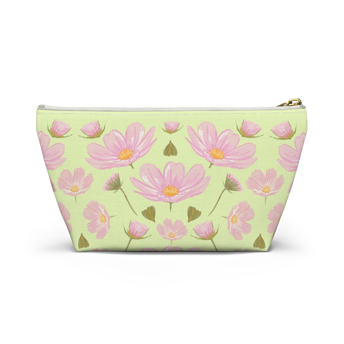 Floral Accessory Pouch, Cute Makeup Bag, Stylish Storage, Gift for Her, Travel Essentials, Summer Vibes, Pink Flower Design