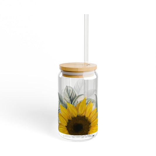Sunflower Glass Cup