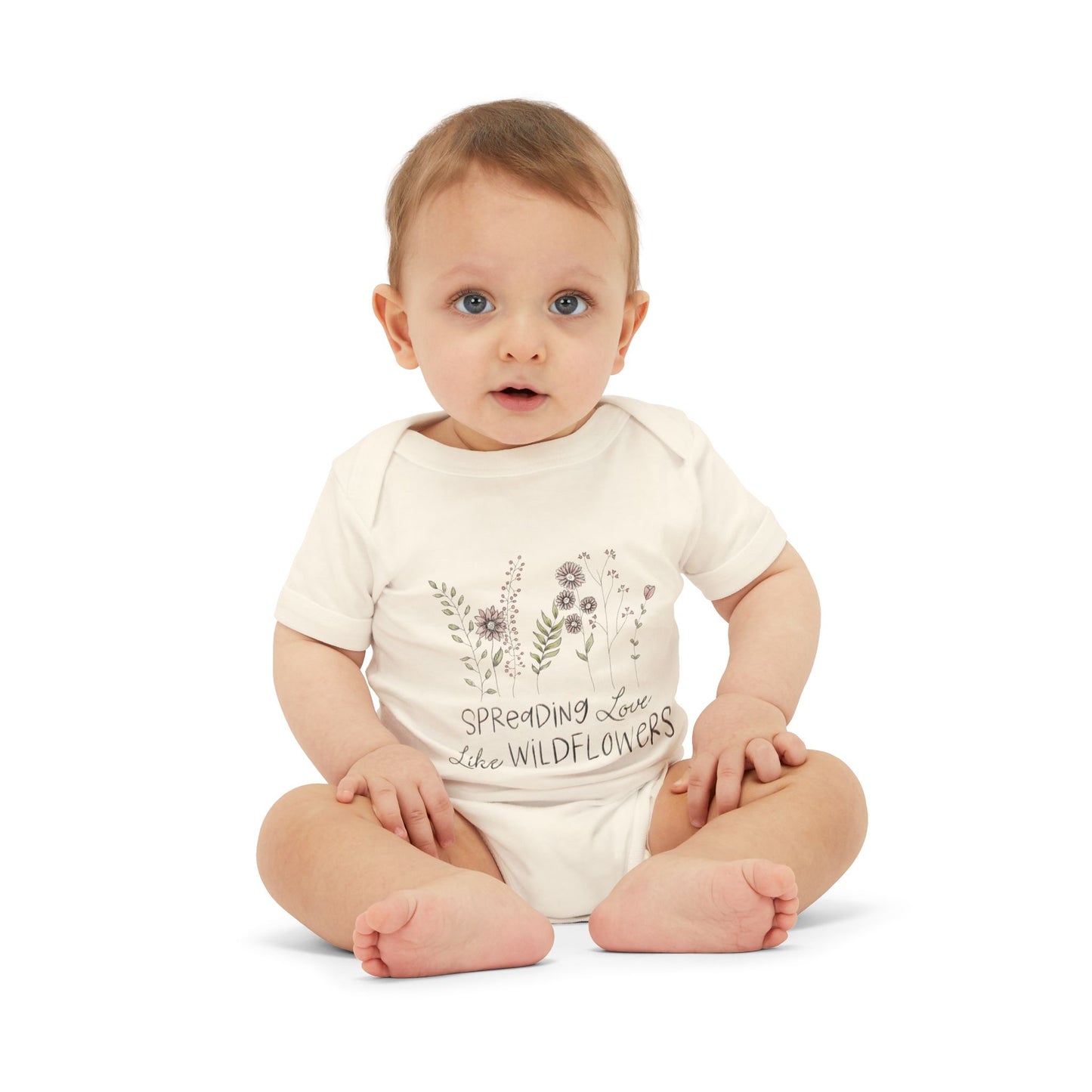 Wildflower Love Infant Bodysuit, Baby Shower Gift, Cute Baby Clothes, Spring Fashion, Newborn Outfit, Baby Romper, Onesie, Baby Jumpsuit,