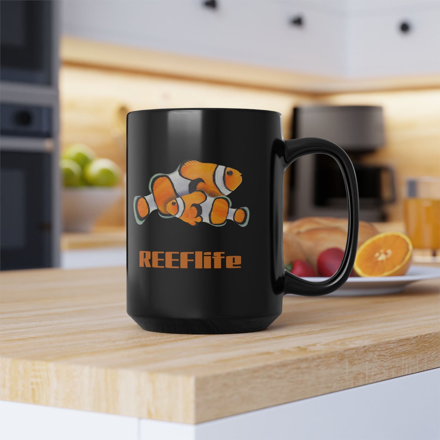 Mug, Clownfish Mug for Reef Tank Enthusiast, Ocean Lover Gift, Aquarium Gift, Fish Mug, Marine Life Cup