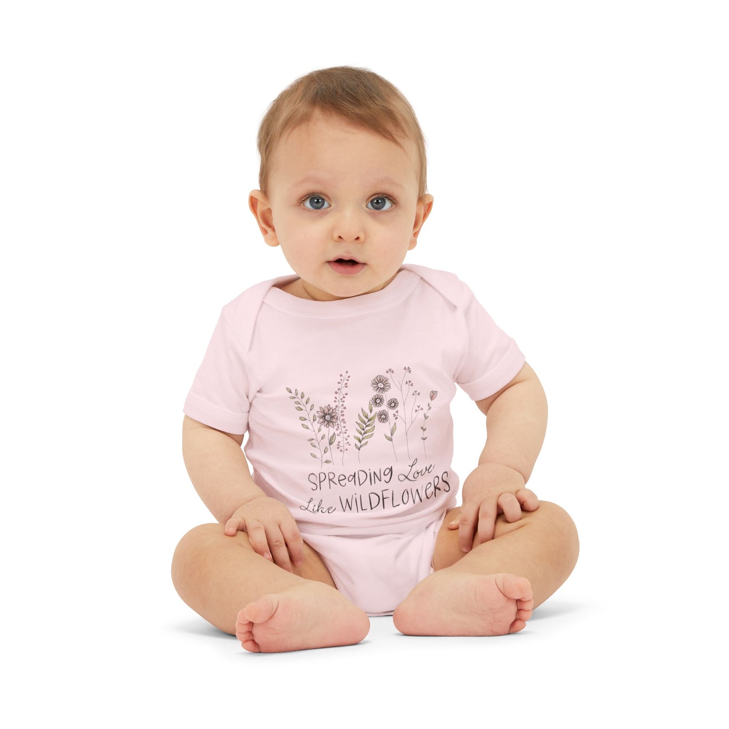 Wildflower Love Infant Bodysuit, Baby Shower Gift, Cute Baby Clothes, Spring Fashion, Newborn Outfit, Baby Romper, Onesie, Baby Jumpsuit,