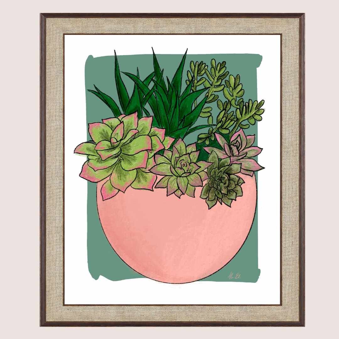 Pink Wall Art Flower Market Poster Flower Art Prints Flower Boutique Flower Market Prints Botanical Wall Decor Bedroom Wall Art kids room