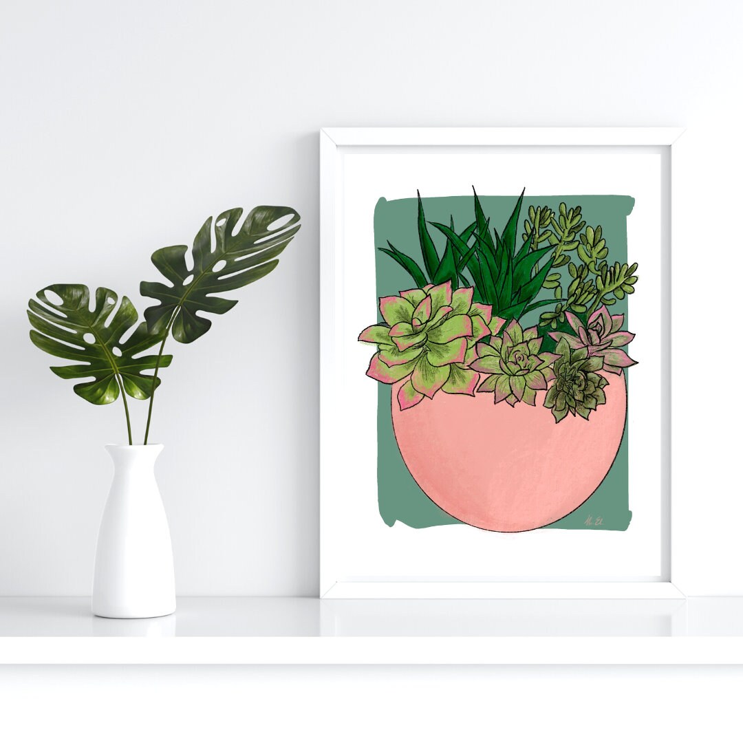 Pink Wall Art Flower Market Poster Flower Art Prints Flower Boutique Flower Market Prints Botanical Wall Decor Bedroom Wall Art kids room
